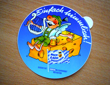 Aufkleber Einfach himmlisch! Milch und Käse aus Bayern Sticker Werbung Sammlung