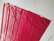 Schiebegardinen set 7 Stück In Rottöne 235×60 CM Gepflegt 