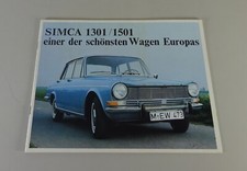 Prospekt / Broschüre Simca