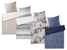 MERADISO® Satin Bettwäsche Wendebettwäsche Bettwäsche 100 % BW 135 od.155x200 cm