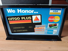 USA Tankstellen-Schild Citgo New York