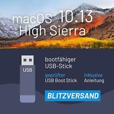 macOS 10.13 High Sierra Mac OS Bootstick USB Installer Reparatur Blitzvers.