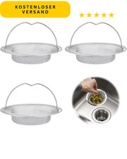 Abflusssieb Edelstahl 11cm