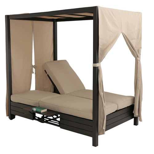 Alu lounge gartenliege - alu, lounge-gartenliege