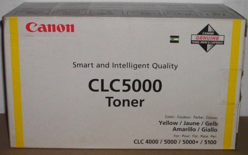 Canon clc 5000 toner yellow - canon,