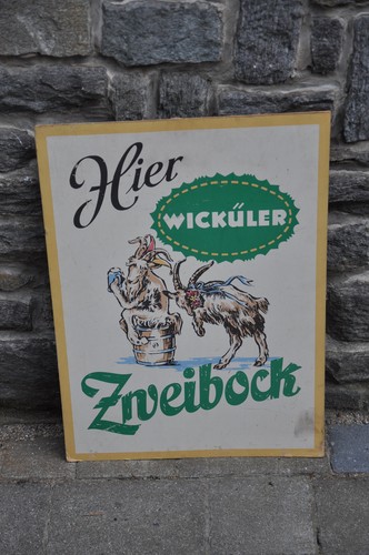 Altes brauereischild 50er - altes,