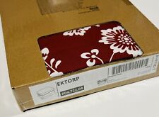 IKEA Ektorp Bezug für  Hocker Virestad rot /  weiß 804.722.08  Cover NEU OVP