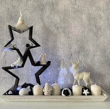 Adventskranz Weihnachten Adventsgesteck Holzkranz Weihnachtskranz beleuchtet