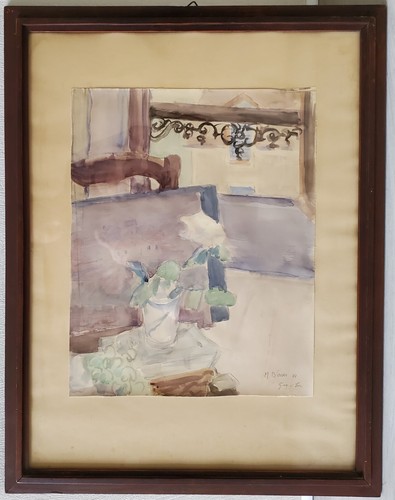 Gemälde aquarell stillleben - gemälde,