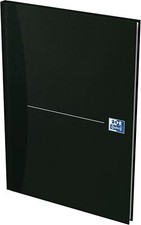 Oxford gebundenes Buch A4 liniert 192 Seiten, smart black/schwarz