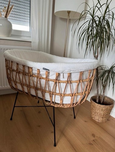 Stubenbett standwiege rattan - stubenbett, /