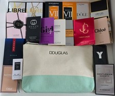 Luxus Duftproben Set (18 Stück) mit einer Douglas-Kosmetiktasche .Original, neu