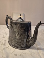 Antike Teekanne, Kaffeekanne, WWH&Co, versilbert