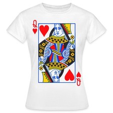 Herzdame Herzbube Partnershirt Für Sie Fasching Frauen T-Shirt