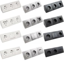 Ecksteckdose Steckdosenblock