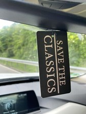 Duftbaum Tuning Oldtimer Youngtimer Save the Classics BMW/VW/Mercedes/Audi