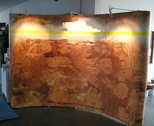 Riesige Faltwand, Display, Messestand Präsentation Klappstand Schnellbauwand