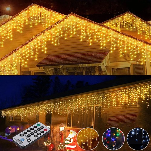 Led lichterkette eisregen - led,