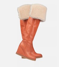 NEU CELINE Damen Braun Leder