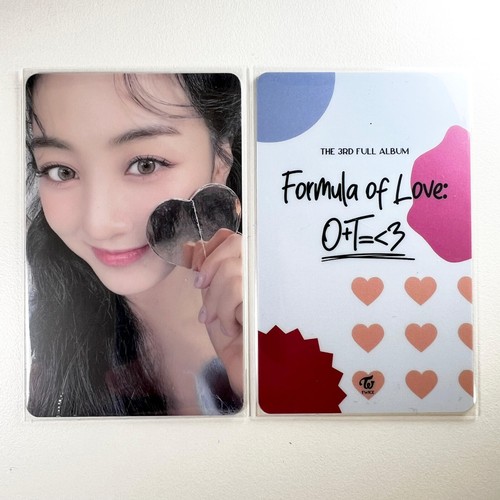 Twice jihyo formula - formula, love