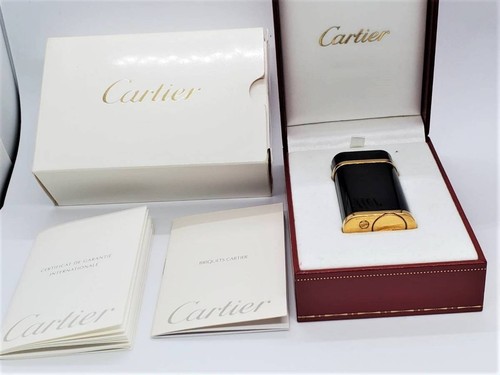 Cartier gasfeuerzeug schwarz - cartier,