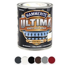 Hammerite Metallschutz Lack Ultima 0,75L BEULE Farbwahl Glanzgradwahl