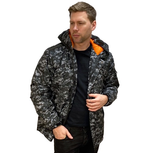 Herren wattierter mantel - herren,