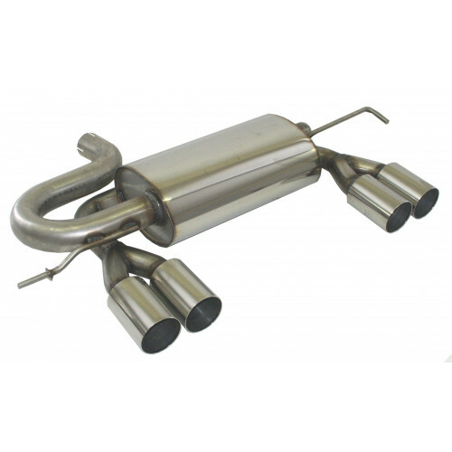 Fox sportauspuff 2x80mm - 2x80mm, typ