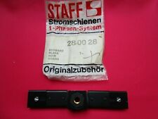 STAFF 280028 Schwarz 1 Phasen System Stromschienen Montageplatte Neu 