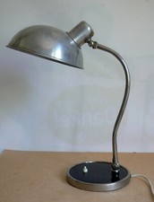 SELTENE HALA TISCHLAMPE PRÄSIDENT CHROM SCHREIBTISCHLAMPE BAUHAUS DESIGN