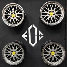 19" 9J 33ET 5x112  Audi Speedline/BBS 2 piece split wheels custom flat face