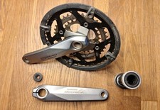 Shimano Deore LX FC-M581 Kurbelgarnitur 48/36/26T Hollowtech II 9s silber 175mm