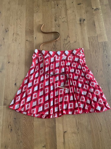 Minirock zara rot muster - zara,