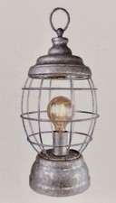 Gitterleuchte verzinkt, von Various /  Neu OVP E27 36cm