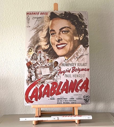 Blechschild 60 casablanca - 60,