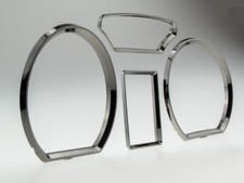 Black-Chrom Tacho Ringe