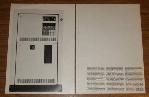 Seltene werbung ibm serie 1 - serie, /1