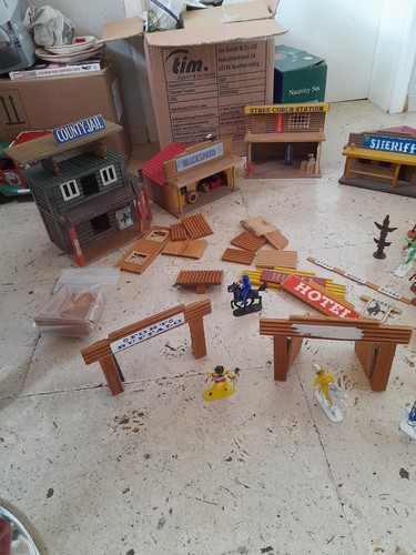 Cowboy fort mit cowboys - fort,