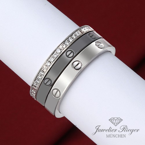 Cartier ringe love weissgold - love,