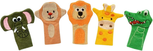 Wilde tiere fingerpuppen set - tiere,