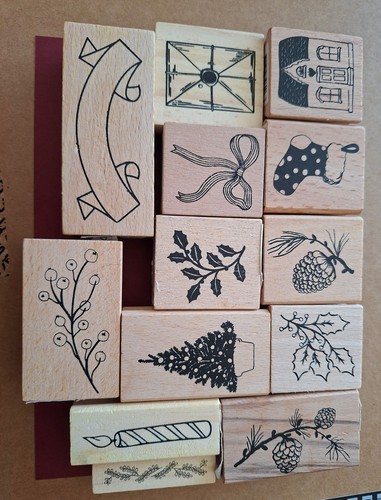 Holz stempel konvolut - stempel, set