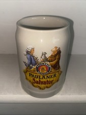Kleiner Bierkrug Kinderkrug 0,25 L  Paulaner Salvator Bräu München Damenkrug