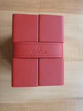 OMEGA Uhren Etui / Box -Rot-mit representativer Einlage - Top Zustand