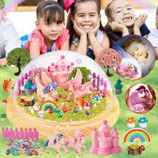 Einhorn DIY Spieluhr Kinder Nachtlicht Einhorn Bastelset Kits Mädchen Spielzeug