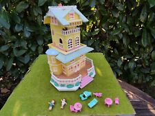 POLLY POCKET mini Party CLUBHOUSE Villa mit Figuren & Zubehör Bluebird 1995
