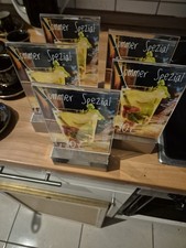 Edelstahl Kartenhalter für Gastro und Verkaufs Theke Top Zustand Privat