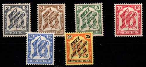Deutsches reich dienstmarken - reich,