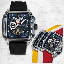 Police Herrenuhr Silikon Armband verschiedenfarbig Armbanduhr UPOO00524X2S