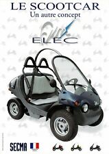 SECMA Fun ELEC car (made in France) _2002 Prospekt / Brochure  