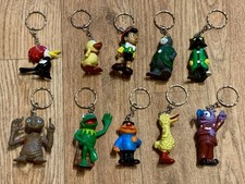 Kult Figuren Schlüsselanhänger Set - 10 Stk - ab 1976 - E.T. der Ausserirdische